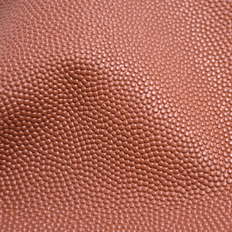 Anti-Abrasion Pattern Embossed Faux Basketball Synthetic Leather For Making Football Soccer Ball Tennis