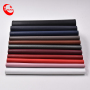 1.2mm high-grade super fiber Thick Waterproof but breathable Black PU Embossed Microfiber Synthetic Leather Roll