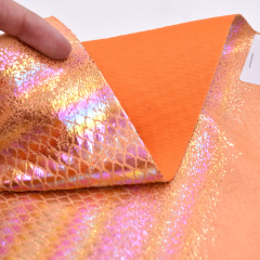 Дизайн змеи из хлопчатобумажной ткани с тиснением в модном эффекте с фольгой, новая разработка, фольга для сумки и обуви