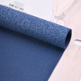 Popular with wholesaler 0.8mm Skin-friendly and soft  PU synthetic leather surface fabric soft fox for making  shoe lining