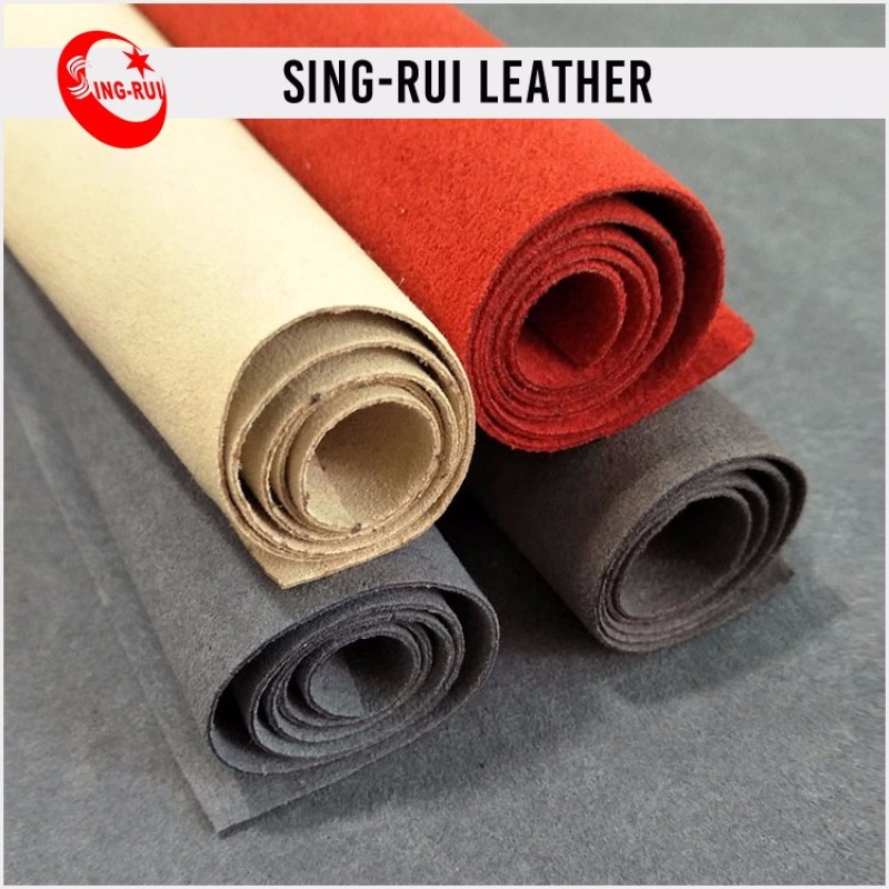 Durable Microfiber Suede fabric Leather for Shoes and bags