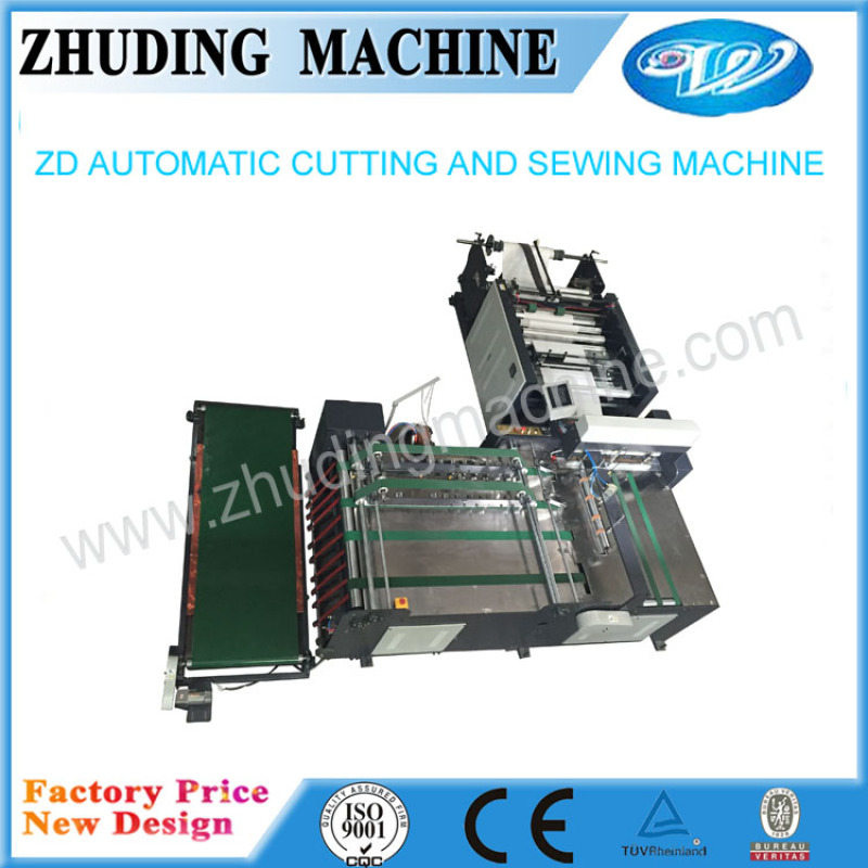 new model Automatic pp woven bag cutting and sewing machine