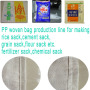 poly woven bags PP flat yarn production line