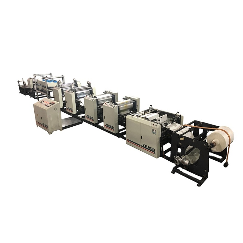 Patented product servo control pp woven bag four color flexo printing machine