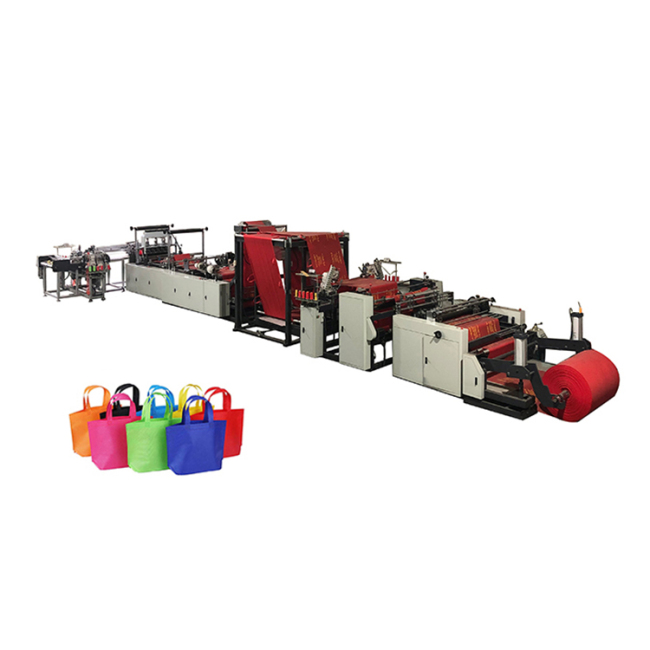 Competitive price full automatic non-woven shopping bag making machine