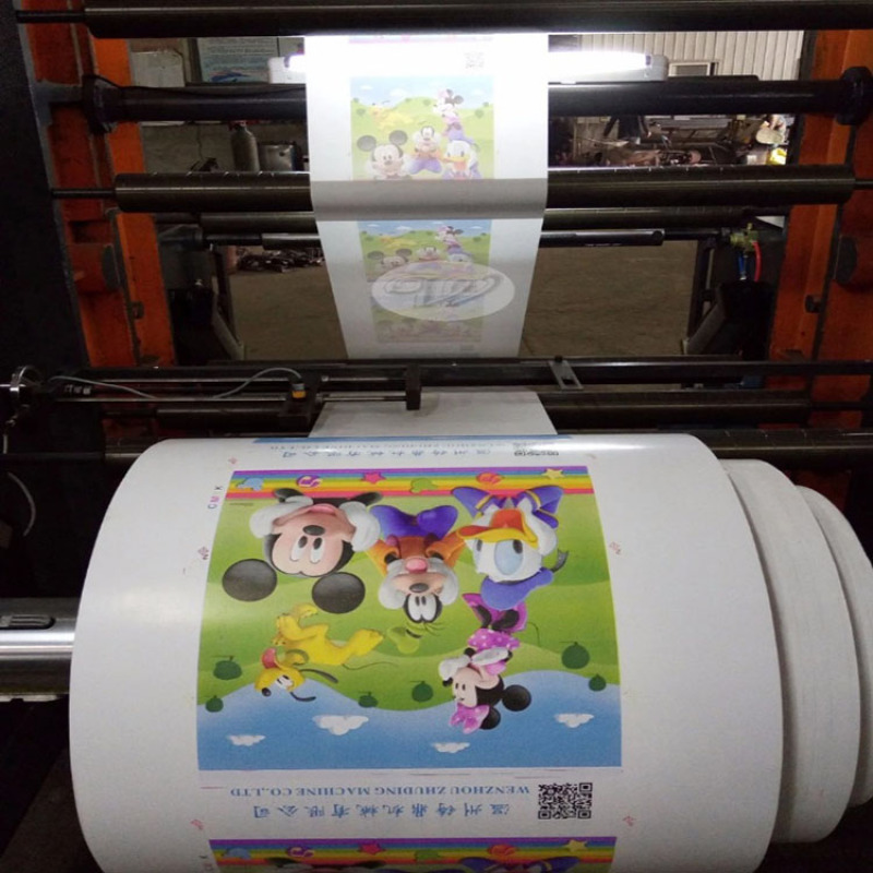 Wenzhou CE stand high speed flexography four color printing machine