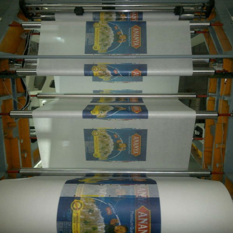 Zhuding servo control pp woven bag four color flexografic printing machine