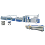 High speed PP woven bag making machine flat PP yarn extrusion line