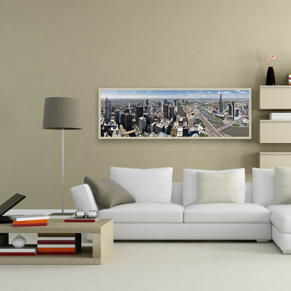 Modern city landscape picture canvas printing home wall decor large size art print painting