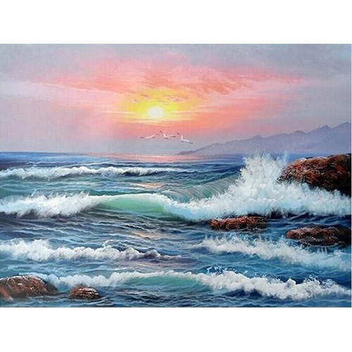 DIY Painting By Number-Seascape