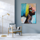 Canvas Paintings African Black Woman Graffiti Art Posters And Prints Abstract Girl On The Wall Art Pictures Home Decor