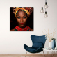 Wholesale Wall Art Custom Design Canvas Painting, Black Women Photo Picture painting wall art