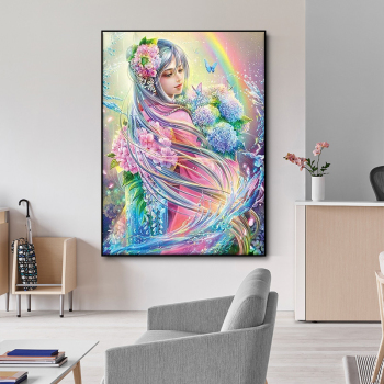 Wholesale Price Full Drill Arts Craft Canvas Wall Decor 5D DIY Fairy Diamond Painting Kits for Adults