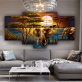 Hot-selling Modern Oil Painting Five Collections of Oil Painting Assembly Painting Wholesale on canvas