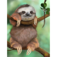 Tree Sloth Painting Diy Digital Painting By Numbers Handpaintied Art Picture Animal Oil Painting For Home Wall Artwork