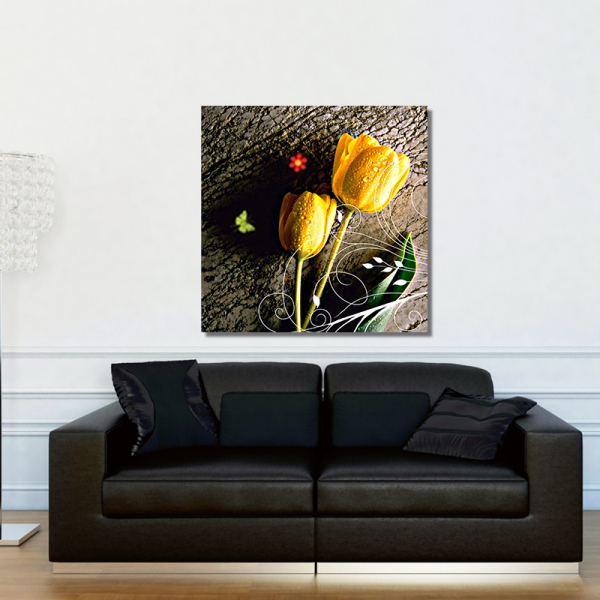 Printing Painting Canvas Flower 230g canvas Wall Art Printing Wall Art Modern Customized Painting Picture HD Canvas Flower Wall