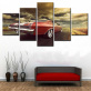 5 Panels giclee canvas wall art canvas painting Custom Wall Paintings art work painting  living room wall decoration