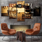 Custom design prints wall art painting The Atmosphere Of The Bar theme prints painting artwork