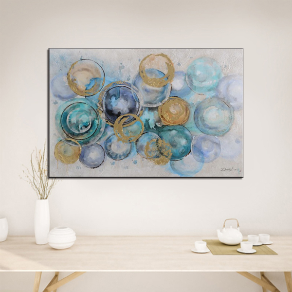 Abstract Nordic Style Oil Painting on Canvas Posters and Prints Scandinavia Art Wall Pictures For Living Room Home Decor