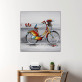 2018 Newest Modern Abstract Painting Handmade Canvas of Bike Wall Art Oil Painting