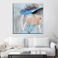oil painting abstract ballerina  hand painted sexy girl back woman painting art picture decoration