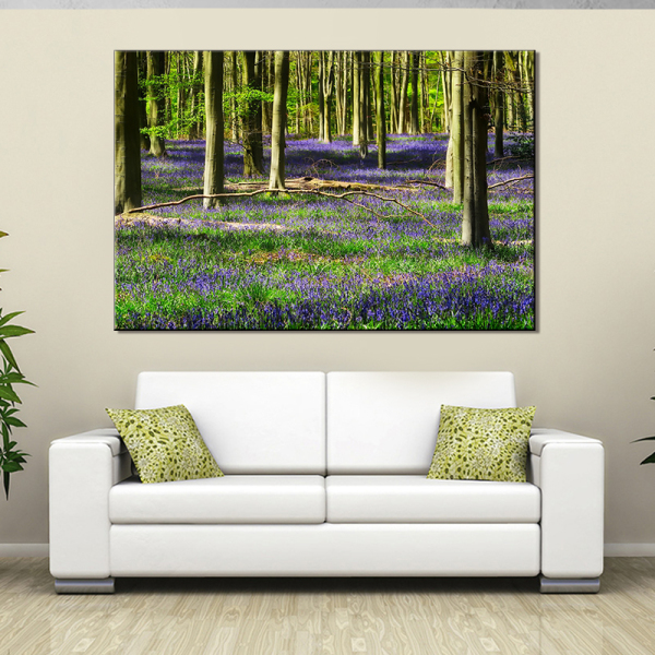 Modern Landscape Wall Art Natural Trees Canvas Painting Sunshine Posters and Prints Pictures for Living Room Home Decoration