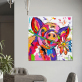 Hand Painted Cool pig Canvas Oil Paintings Wall Art for Living Room Home Wall Decor Animals Pictures for Kids Room Art Decor
