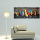 Most popular west ocean and small sailboat abstract oil painting handmade Living room wall oil painting mural