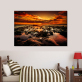 Seaside Sunrise Landscape Graceful Posters and Prints HD Print Wall Art Pictures Living Room Decoration Canvas Painting