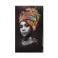 Most popular high resolution canvas painting, the fashional black lady art canvas painting