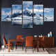 the full of ice mountain of 5 printed painting art wall decoration HD picture