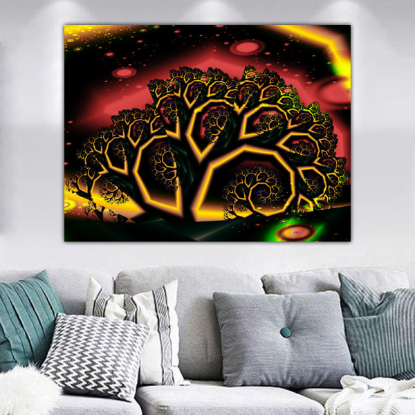 Customized Chinese Factory Wholesale Unique Style Abstract Wall Art Canvas Painting