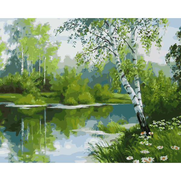 Digital oil painting manual color filling diy production can be customized printing logo