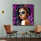 Fashion lady diy diamond painting by number for with 5D diamond materials high quality home decoration