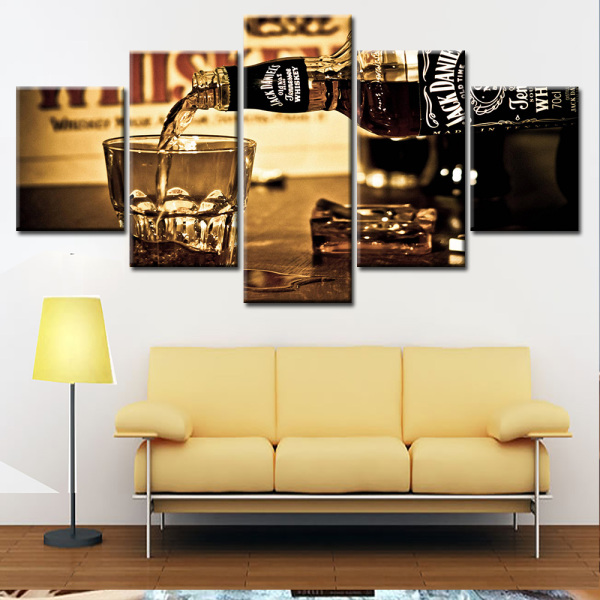 Custom design prints wall art painting The Atmosphere Of The Bar theme prints painting artwork