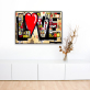 Modern art home Love letter decorative printing canvas painting art decor painting