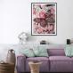 Custom Canvas Wall Art 5D Diy Crystal Homfun Diamond Painting Set Pink Rose Diamond Paint by number for Amazon