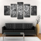 canvas paintings unframed Abstract printed painting of world map for wall art decoration