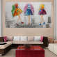 Hot selling Home Decoration Fashion Girls Modern Canvas Art Abstract Oil Painting