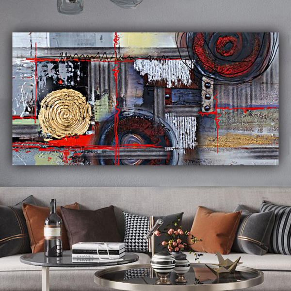Modern painting wall canvas picture handmade abstract wall art nordic oil canvas painting