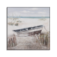 Latest product abstract boat sea scenic painting art, rolled packing canvas oil painting kit