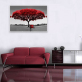 Modern style living room bedroom red tree landscape decorative canvas painting