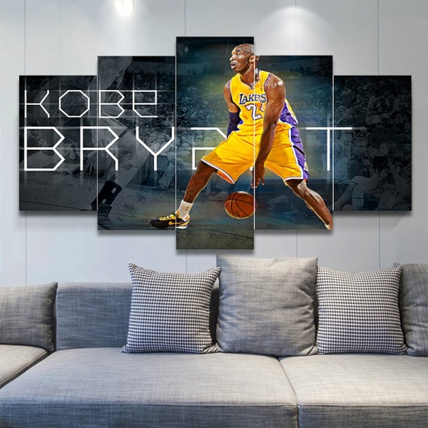 Attractive Style Basketball Star Sports Art Wall Painting Artist Modern Paintings Canvas Prints