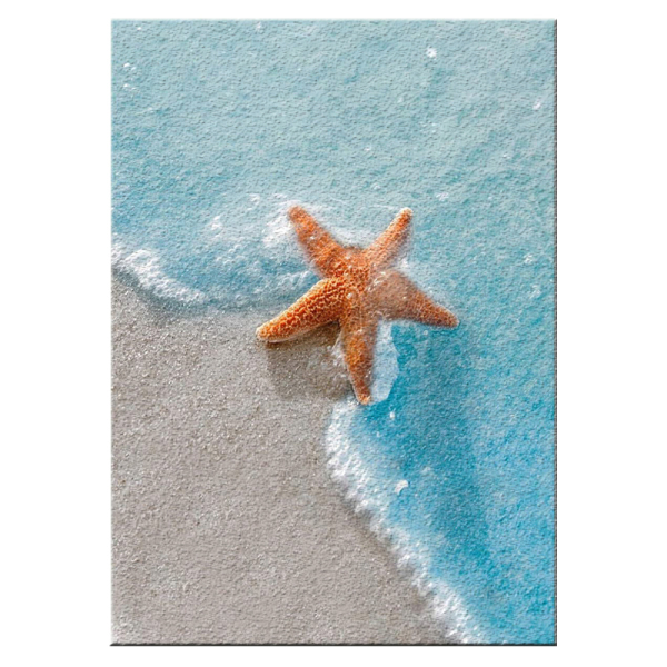 OEM Round Crystal Rhinestones 5D Diamond Painting Kit Beach Full Drill Painting Starfish Diamond paint by Number Art for Adult