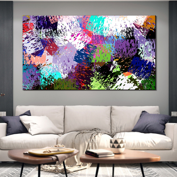 Big Size Abstract Painting Poster Wall Art Landscape Picture Canvas Print for Living Room Home Decor No Frame