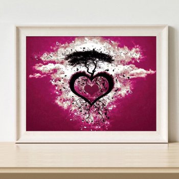 Custom Canvas Wall Art 5D Diy Crystal Homfun Diamond Painting Set LOVE Heart Diamond Paint by number for Amazon