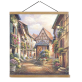 Pangoo Wholesale Custom Christmas Town and Street Framed Wall Hanging Framed DIY Painting by numbers set