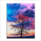DIY Oil Paint Frameless Four Seasons Tree Landscape DIY Painting By Numbers Kit Paint On Canvas Painting For Adult Kids Creation