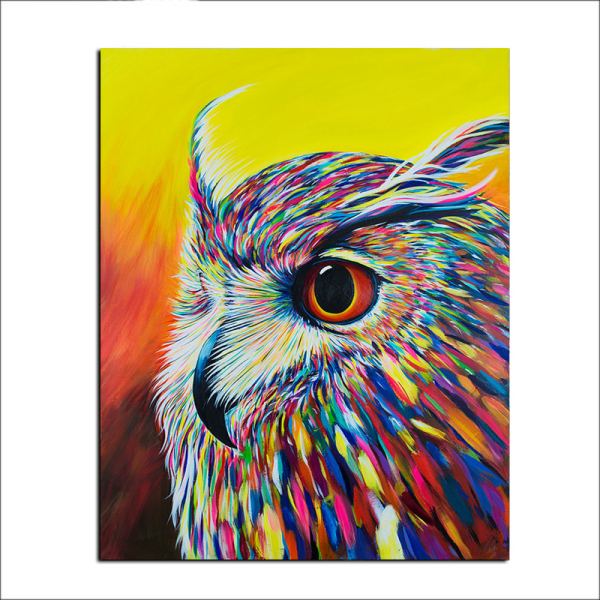 Frame Diy Painting By Numbers Owl Animals Kit Acrylic Paint By Numbers Wall Art Picture Coloring By Numbers Artwork