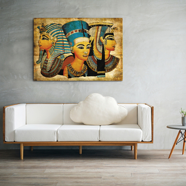 New style the Egyptian lady art printed canvas painting, hot sale home decoration art painting